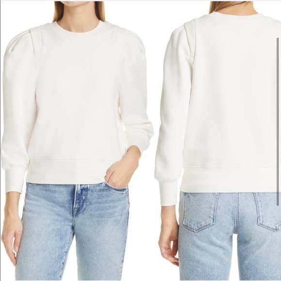 Frame puff sleeve sweater redwood - Picture 5 of 5